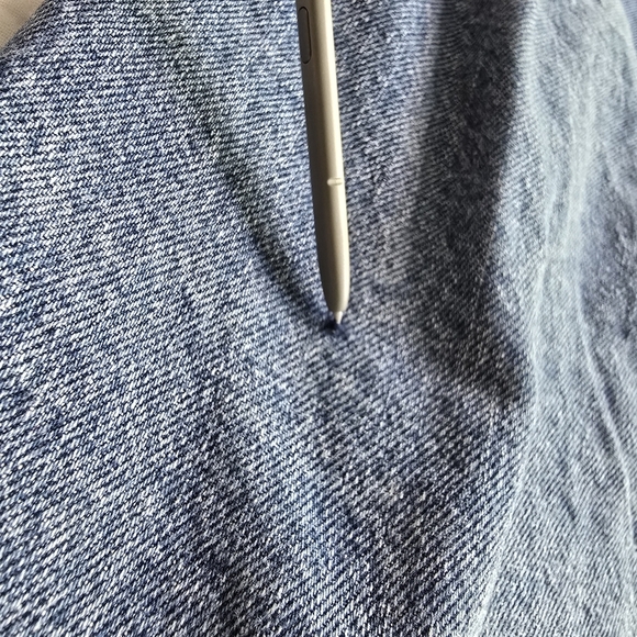 Zara Mini Zippered Sleeveless Denim Dress - Picture 9 of 15